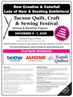 Quilt, Craft & Sewing Festival Show Program