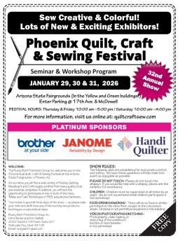 Quilt, Craft & Sewing Festival Show Program