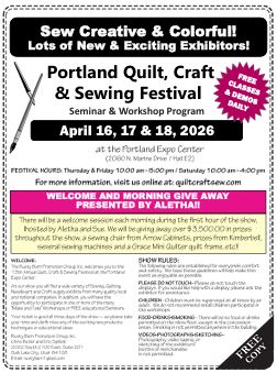 Quilt, Craft & Sewing Festival Show Program