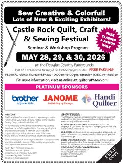 Quilt, Craft & Sewing Festival Show Program