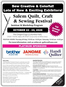 Quilt, Craft & Sewing Festival Show Program