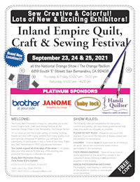 Quilt, Craft & Sewing Festival Show Program